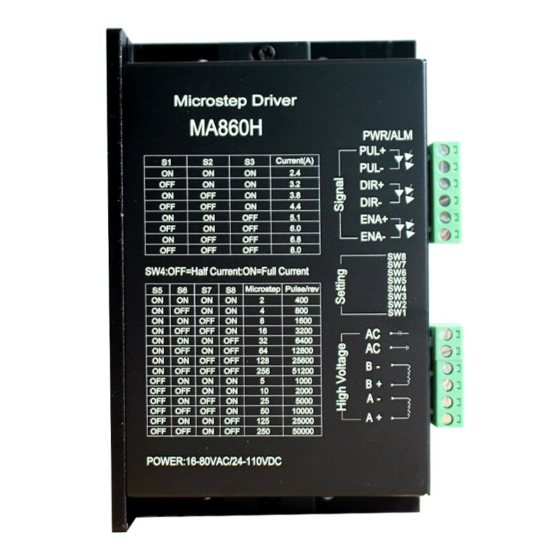 高壓型86 110 步進(jìn)電機驅(qū)動器 交直流 驅(qū)動器 MA86